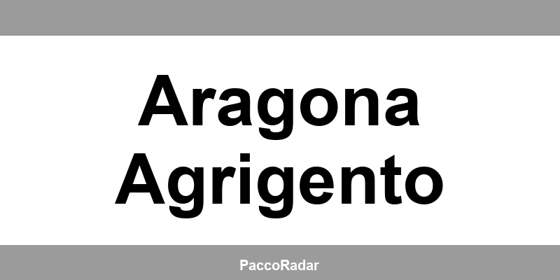 Centro operativo SDA - Numero di telefono per contattare Aragona Agrigento