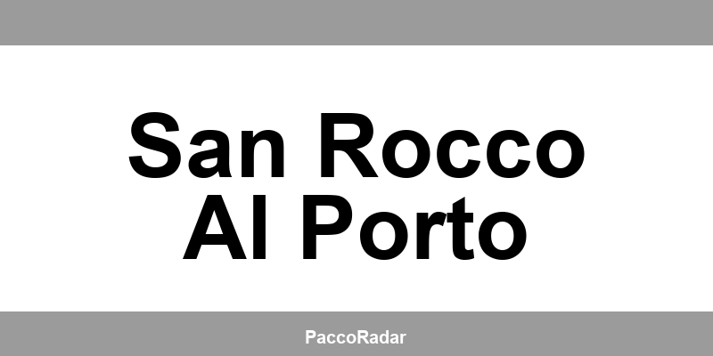 Centro operativo SDA - Numero di telefono per contattare San Rocco Al Porto