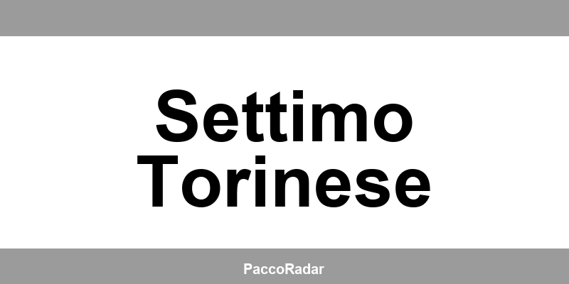 Centro operativo SDA - Numero di telefono per contattare Settimo Torinese