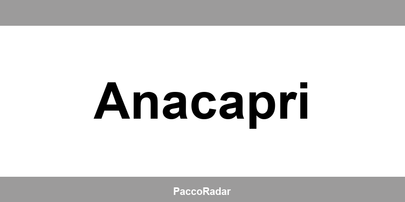Centro operativo SDA - Numero di telefono per contattare Anacapri