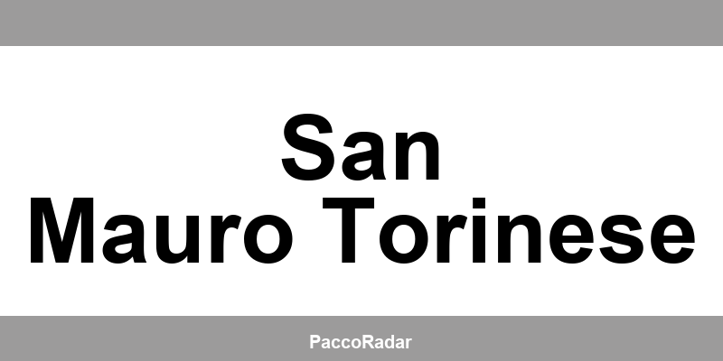 Centro operativo SDA - Numero di telefono per contattare San Mauro Torinese